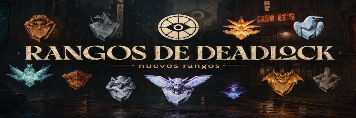 Los nuevos rangos de Deadlock y sus iconos rediseñados