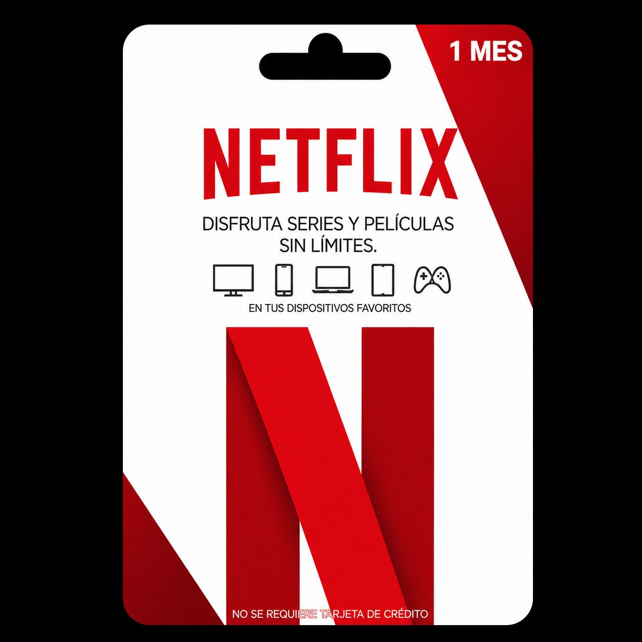 🎬 Netflix 1 mes