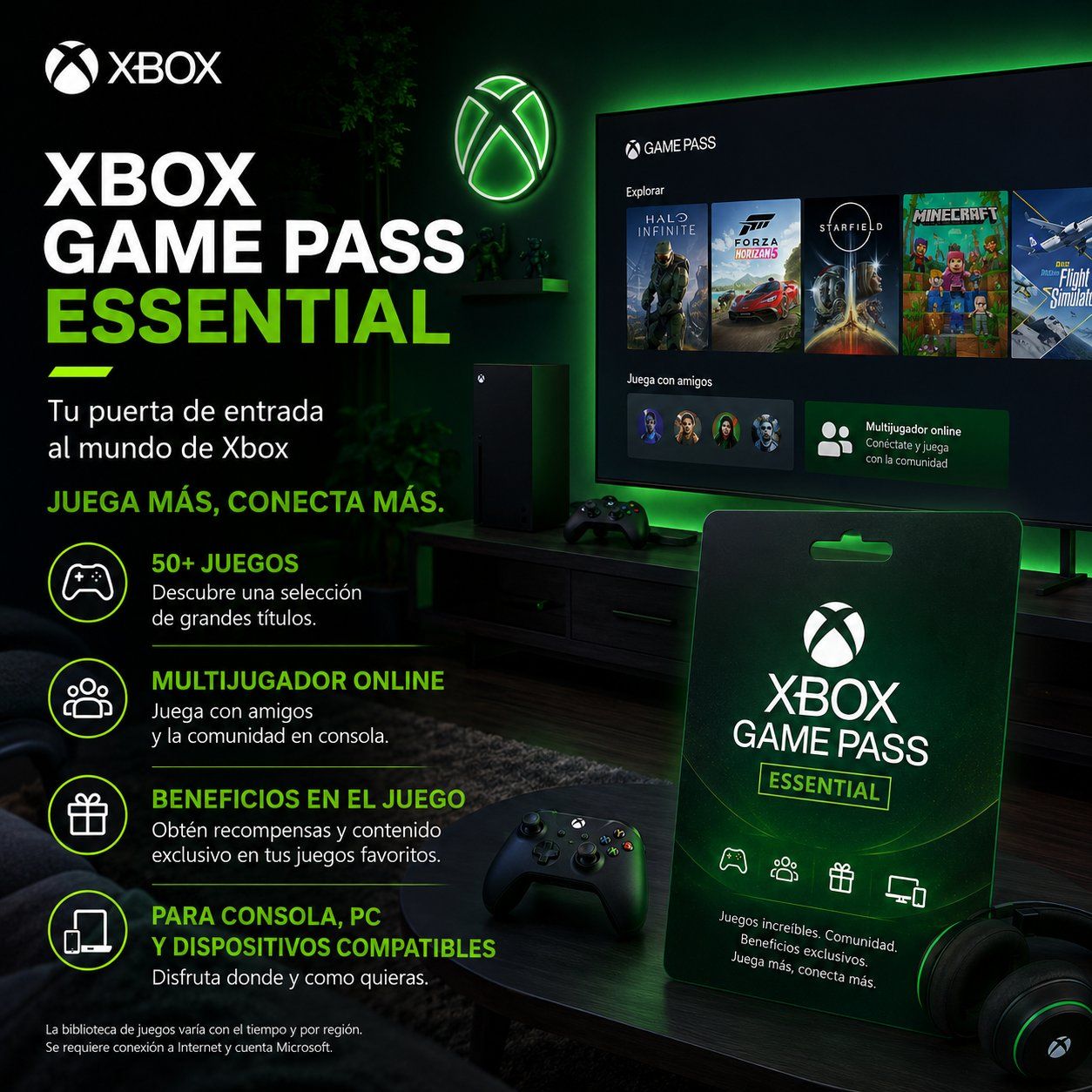 🎮 Xbox Game Pass Essential 3 meses