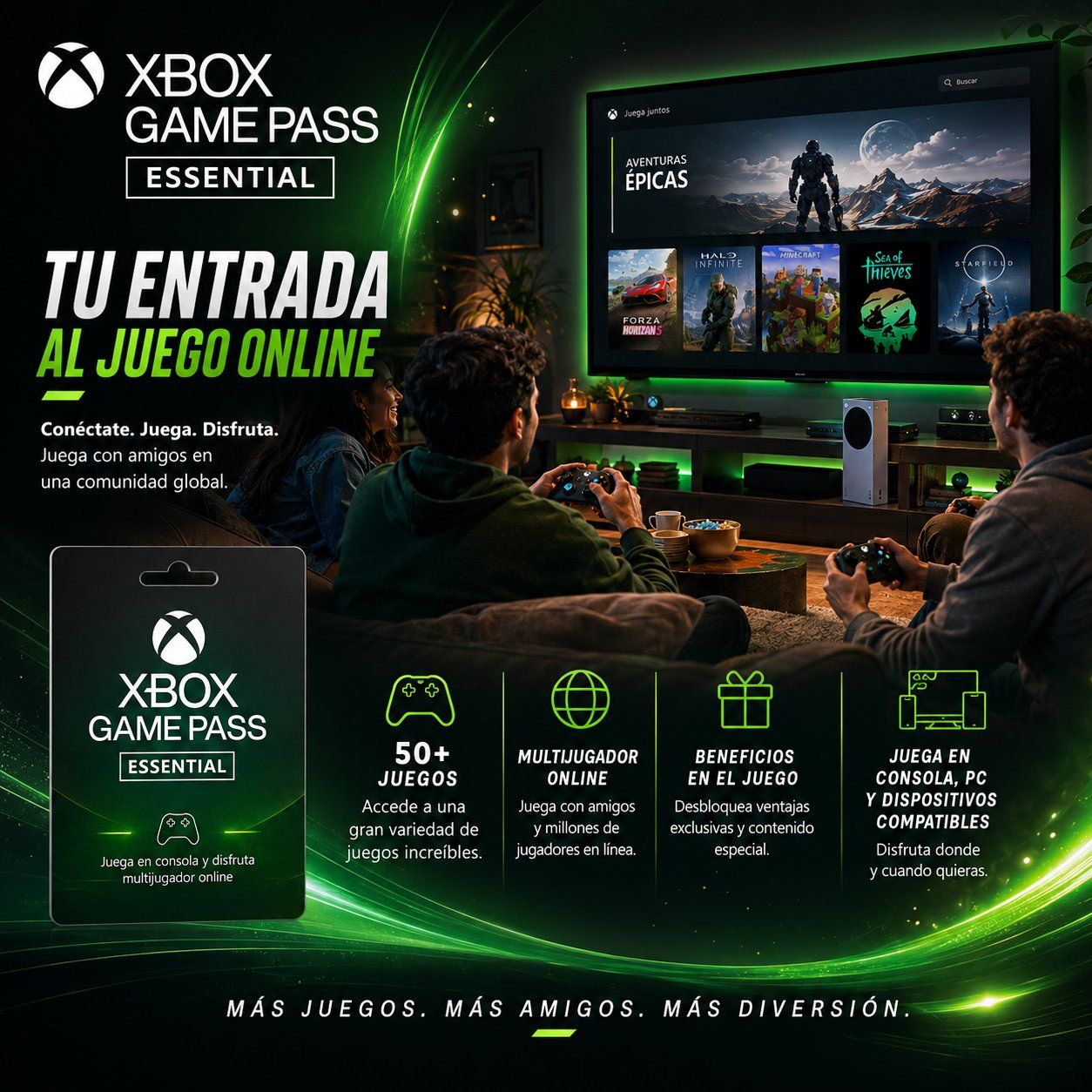🎮 Xbox Game Pass Essential 3 meses