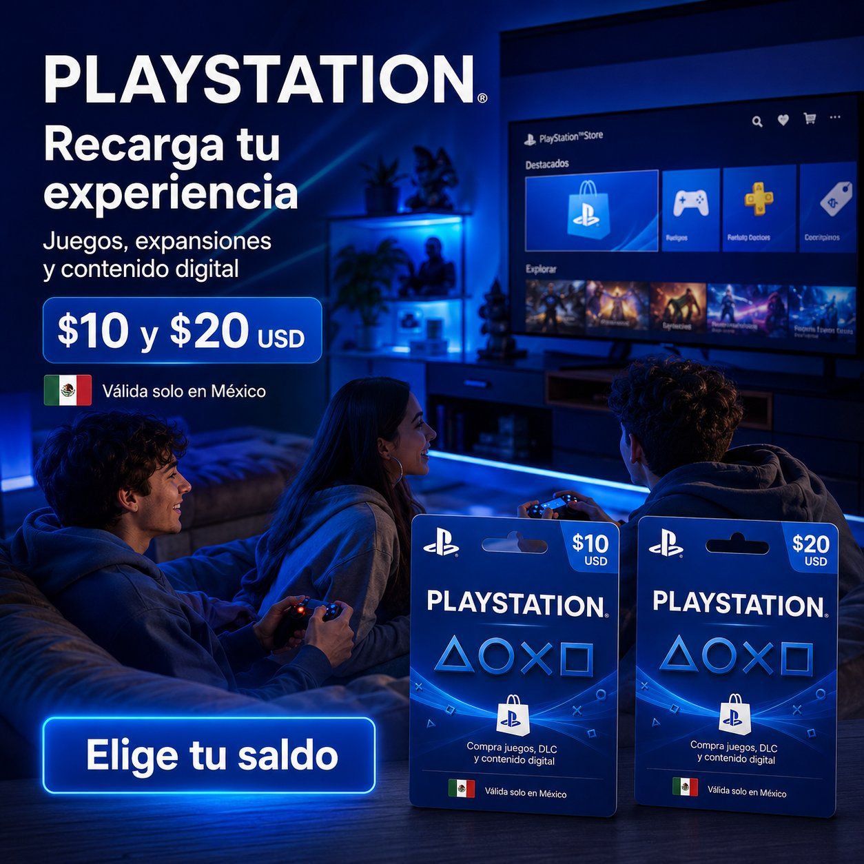 🎮 PlayStation Store $10 USD