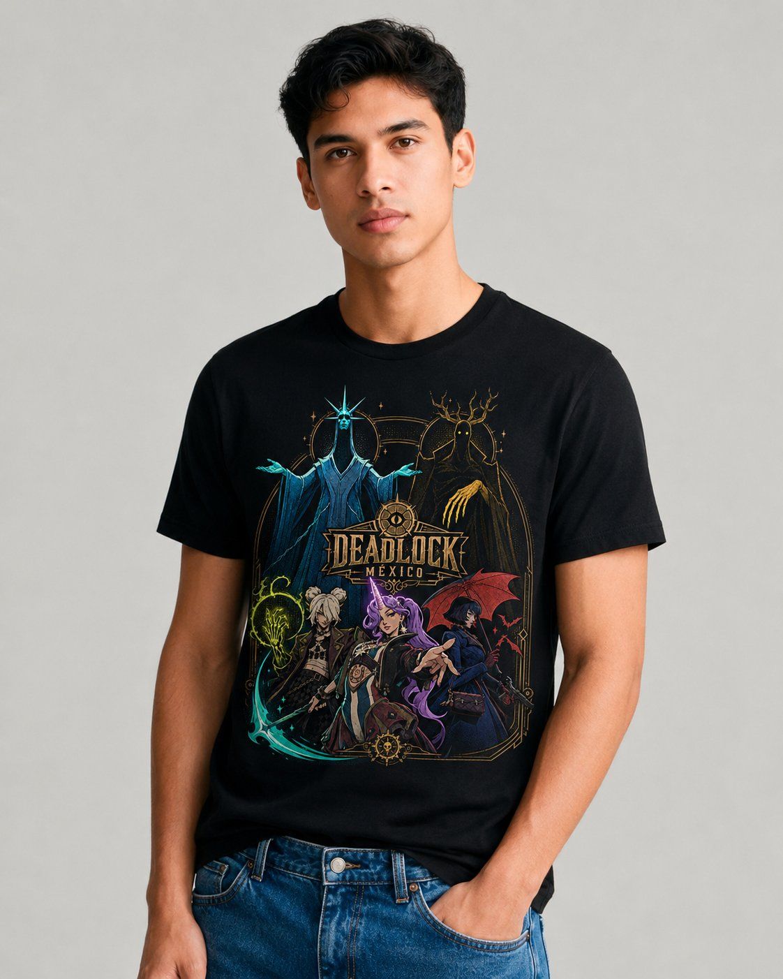 👕 Playera Deadlock México · Archmother and Hidden King