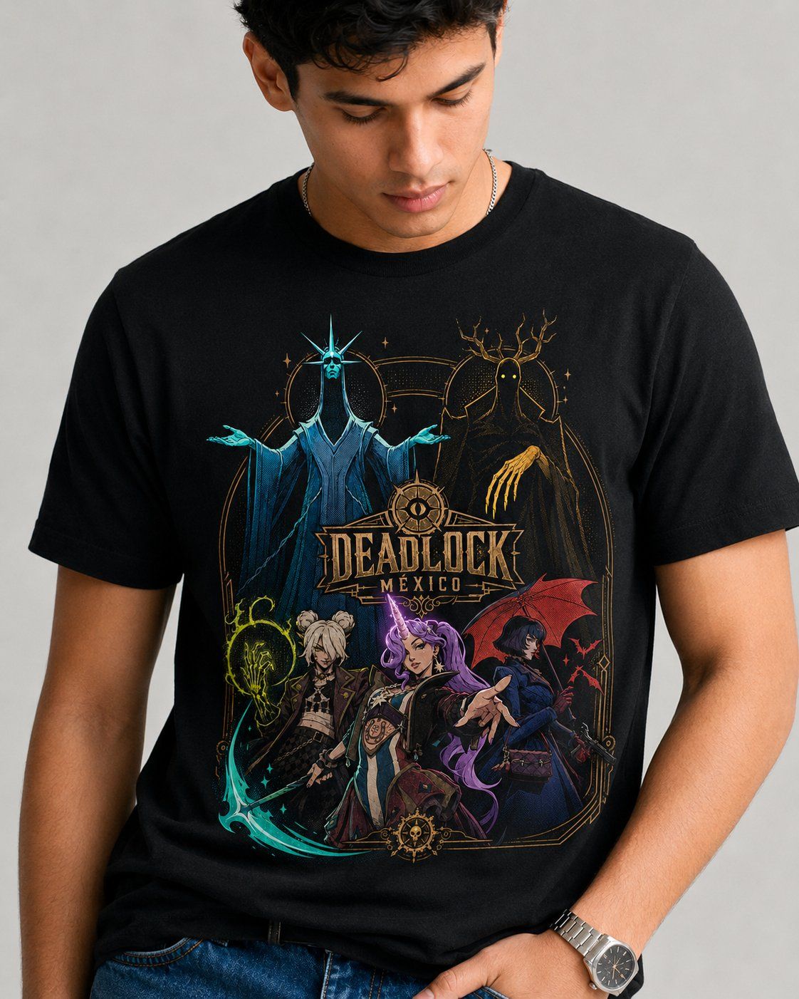 👕 Playera Deadlock México · Archmother and Hidden King