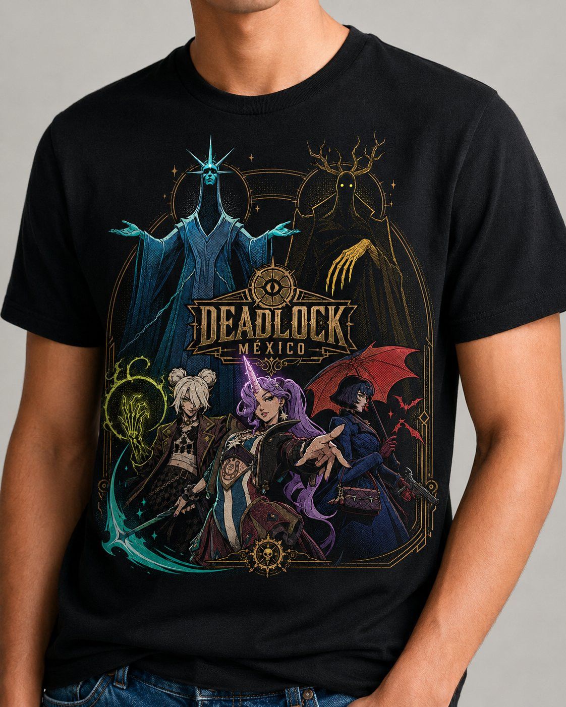 👕 Playera Deadlock México · Archmother and Hidden King