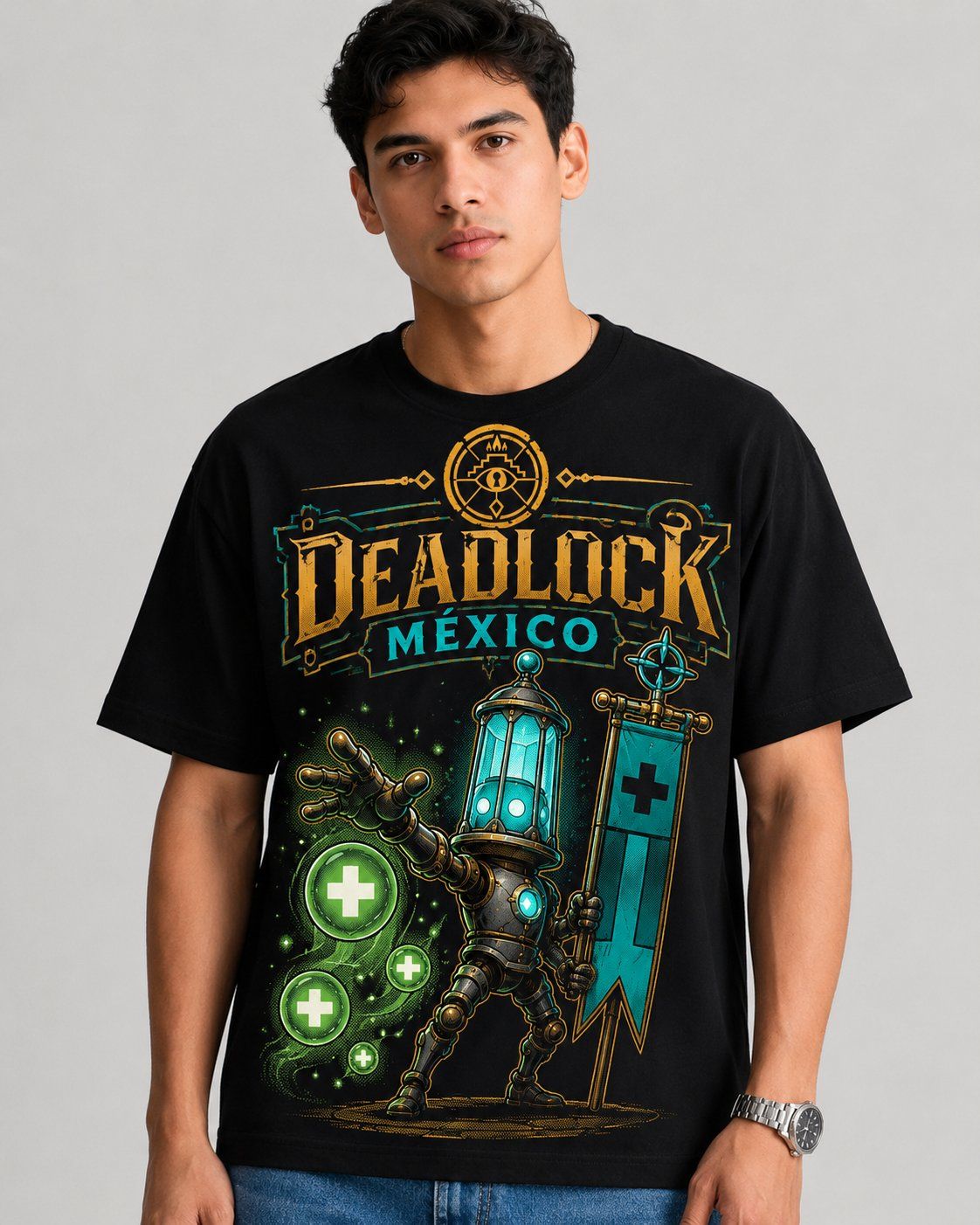 👕 Playera Deadlock México · Faro